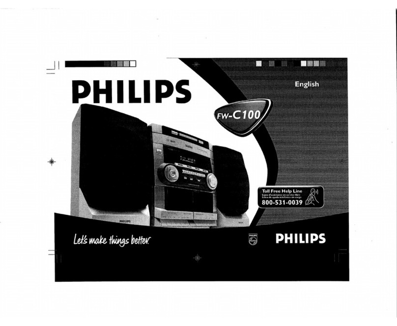 Philips FW-C100 User manual