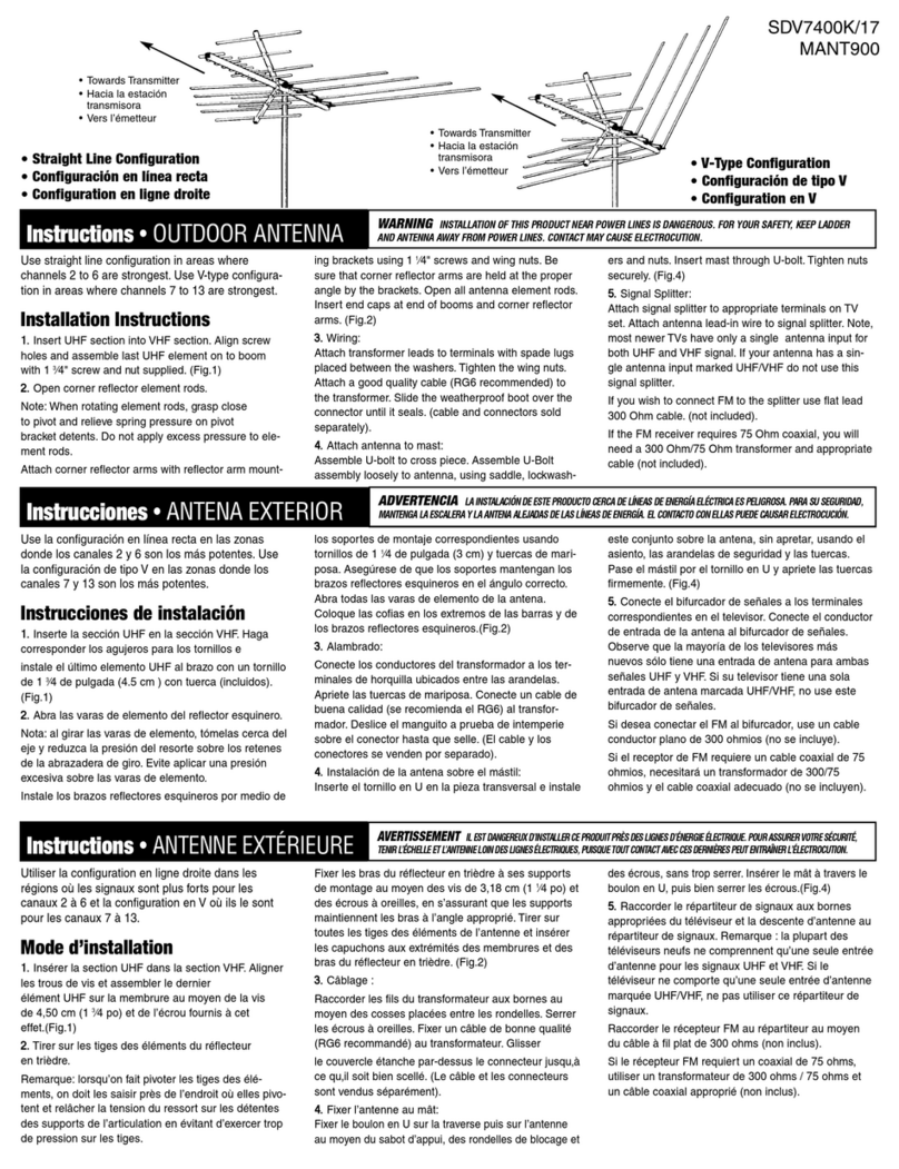 Philips SDV7400K/17 User manual