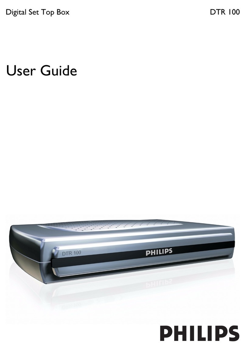 Philips DTR 100 user guide