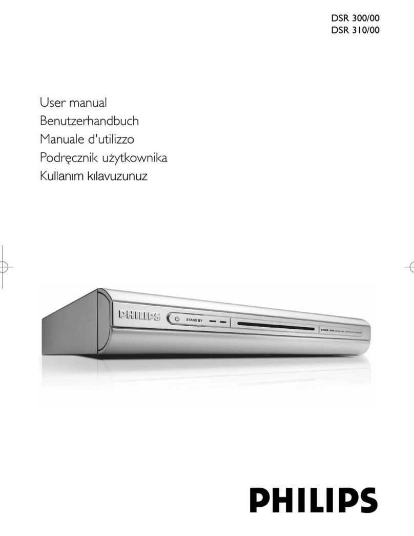 Philips DSR 300/00 User manual