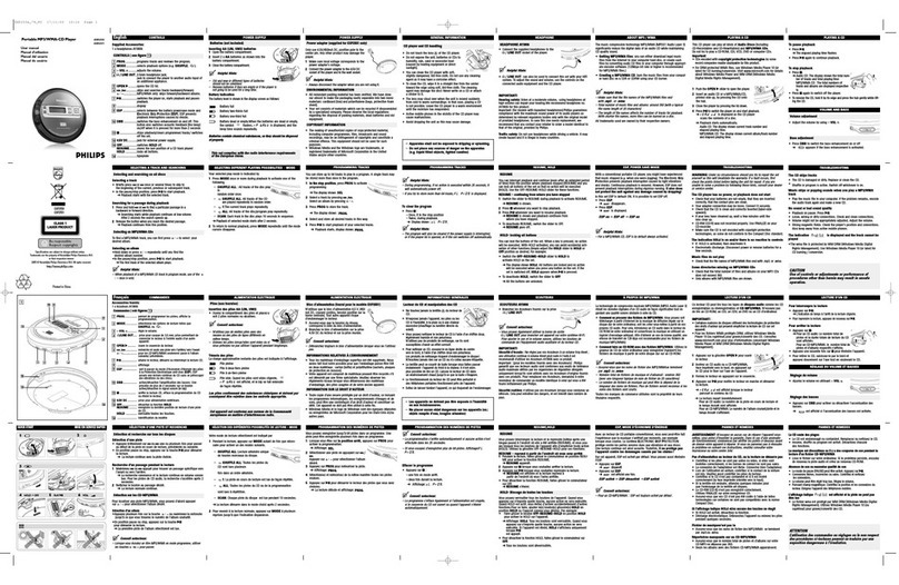 Philips EXP2550 User manual