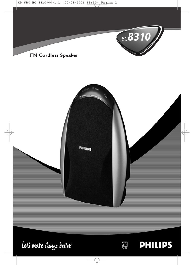 Philips SBC BC 8310 user manual