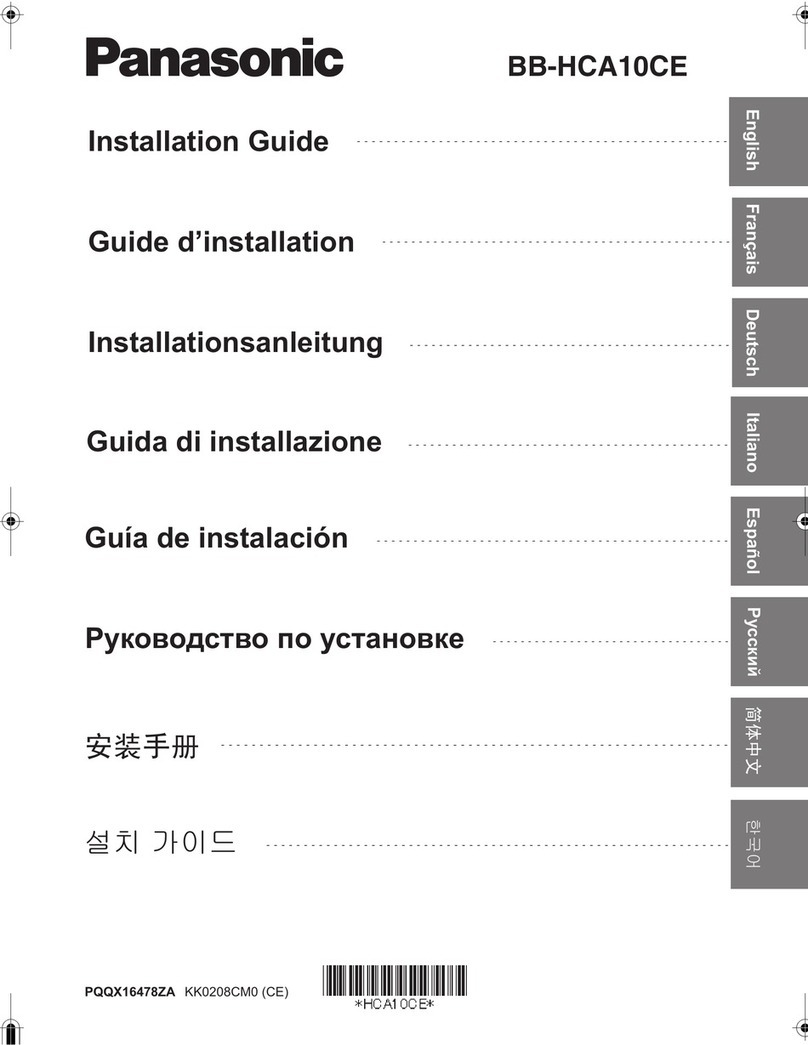 Panasonic BB-HCA10CE User manual Panasonic BB-HCA10CE User manual