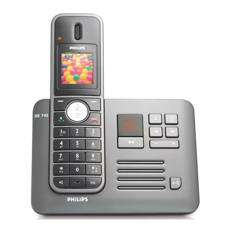 Philips SE 745 User manual