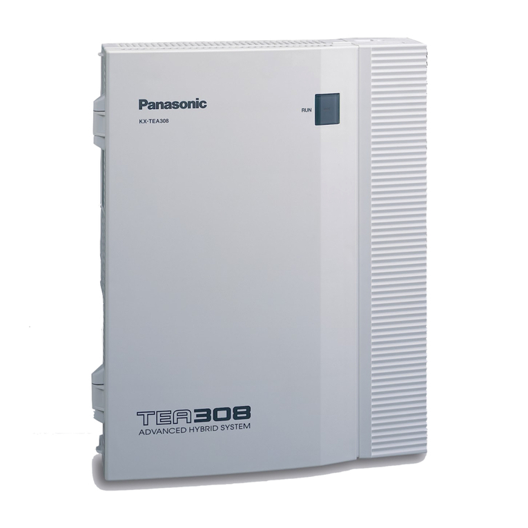 Panasonic KX-TEA308 User manual Panasonic KX-TEA308 User manual