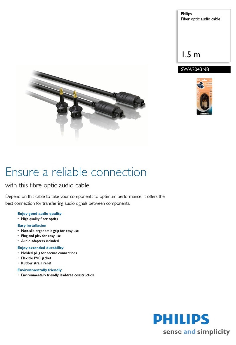 Philips SWA2043NB Specification sheet