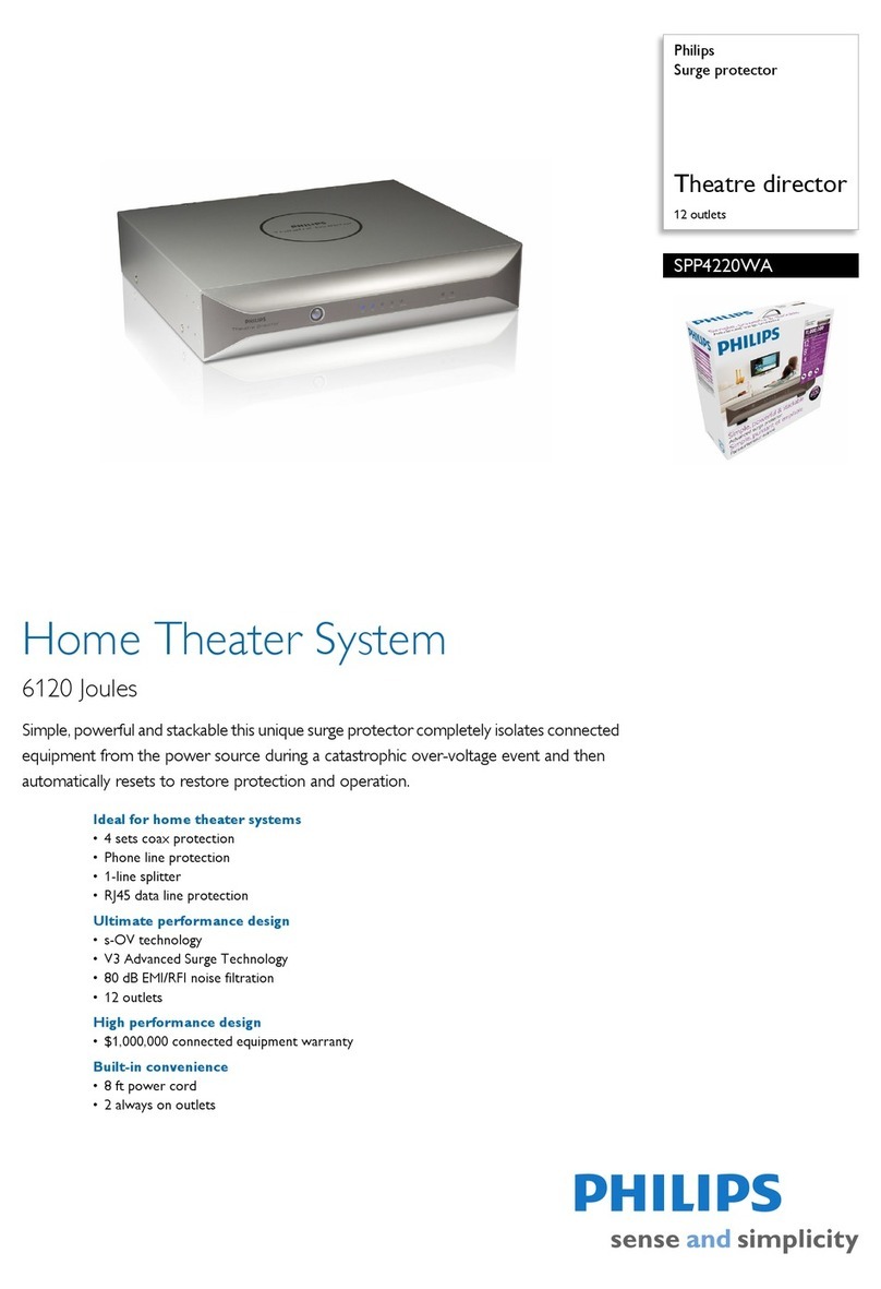 Philips SPP4220WA User manual