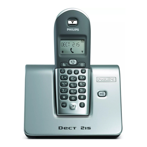 Philips Dect 215 User manual