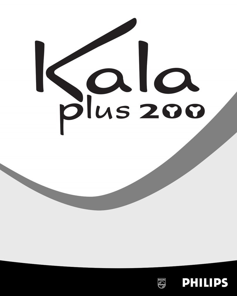 Philips Kala Plus 200 User manual