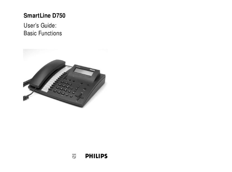 Philips SmartLine D750 user guide