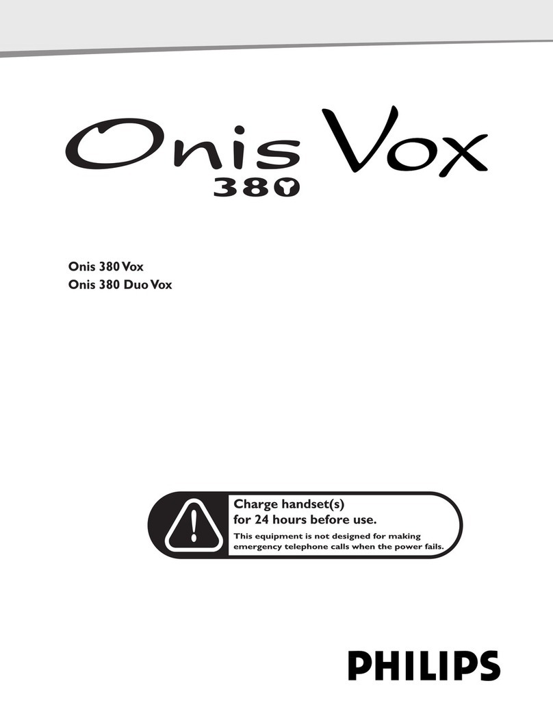 Philips 380 Vox owner's manual