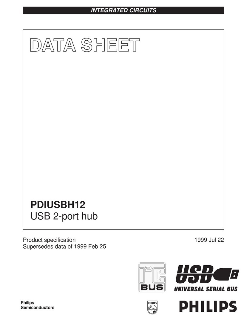 Philips Integrated Circuits PDIUSBH12 User manual