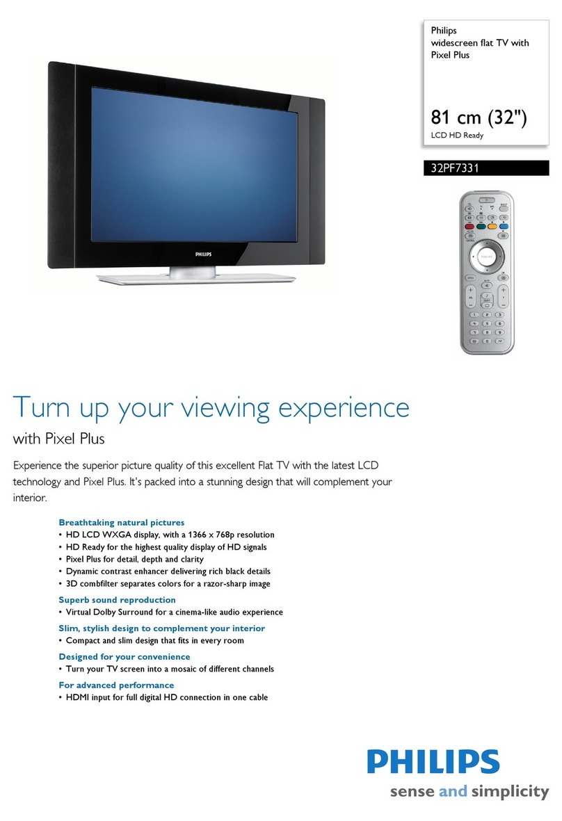Philips 32PF7331 Specifications
