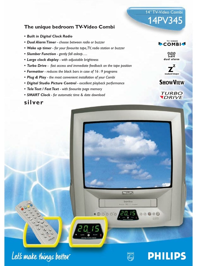 Philips 14PV345 User manual