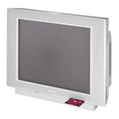 Philips Real Flat TV DVD Directions for use