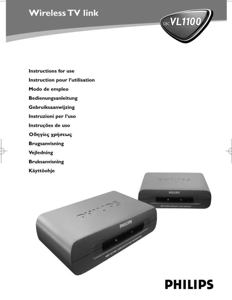 Philips VL1100 User manual Philips VL1100 User manual