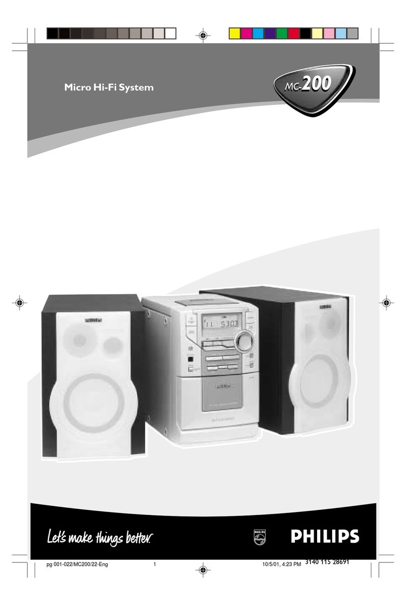 Philips MC-200 User manual