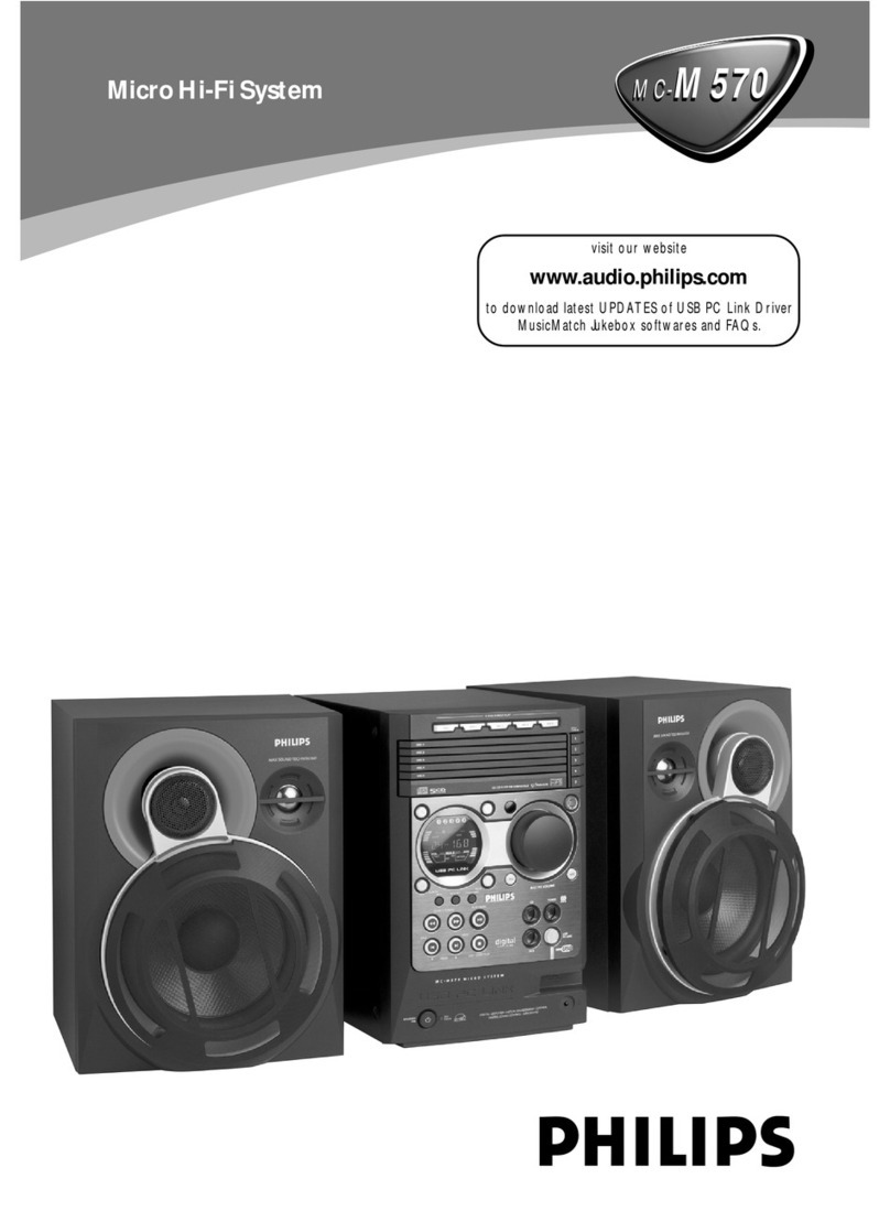 Philips MC M570 user manual