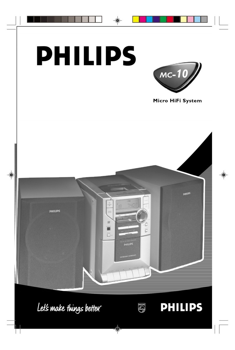 Philips MC 10 User manual