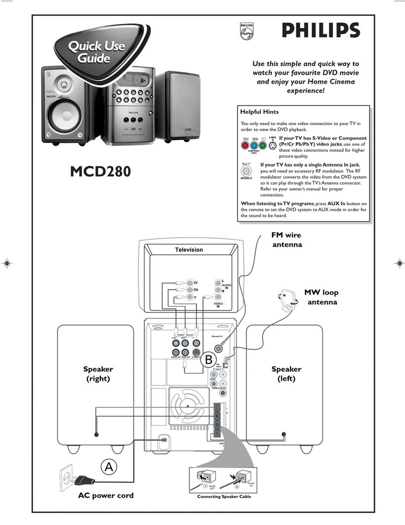 Philips MCD280/30 Operating manual