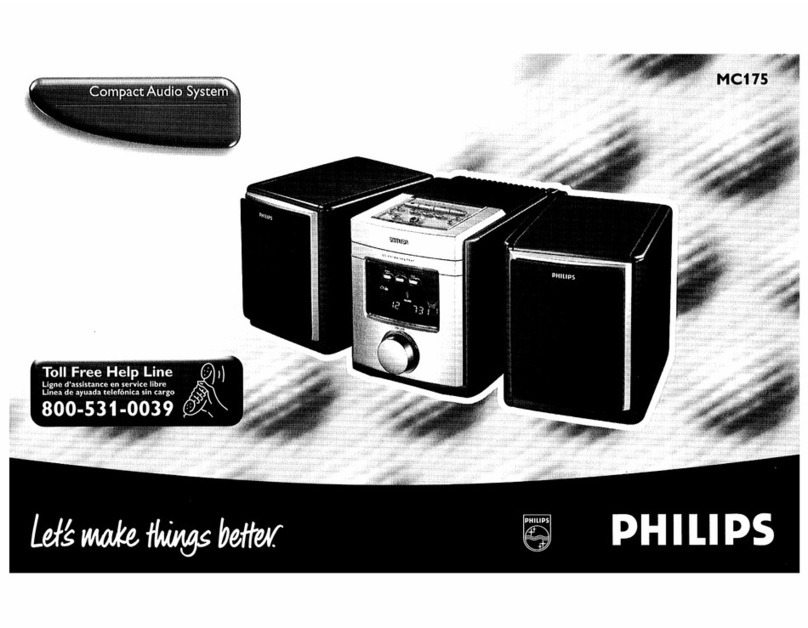 Philips MC165C/37 user manual