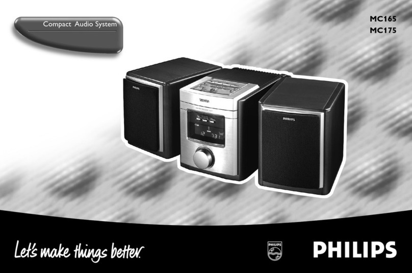 Philips MC165 manual