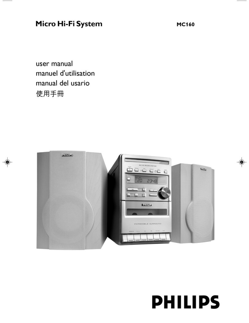 Philips MC160 user manual