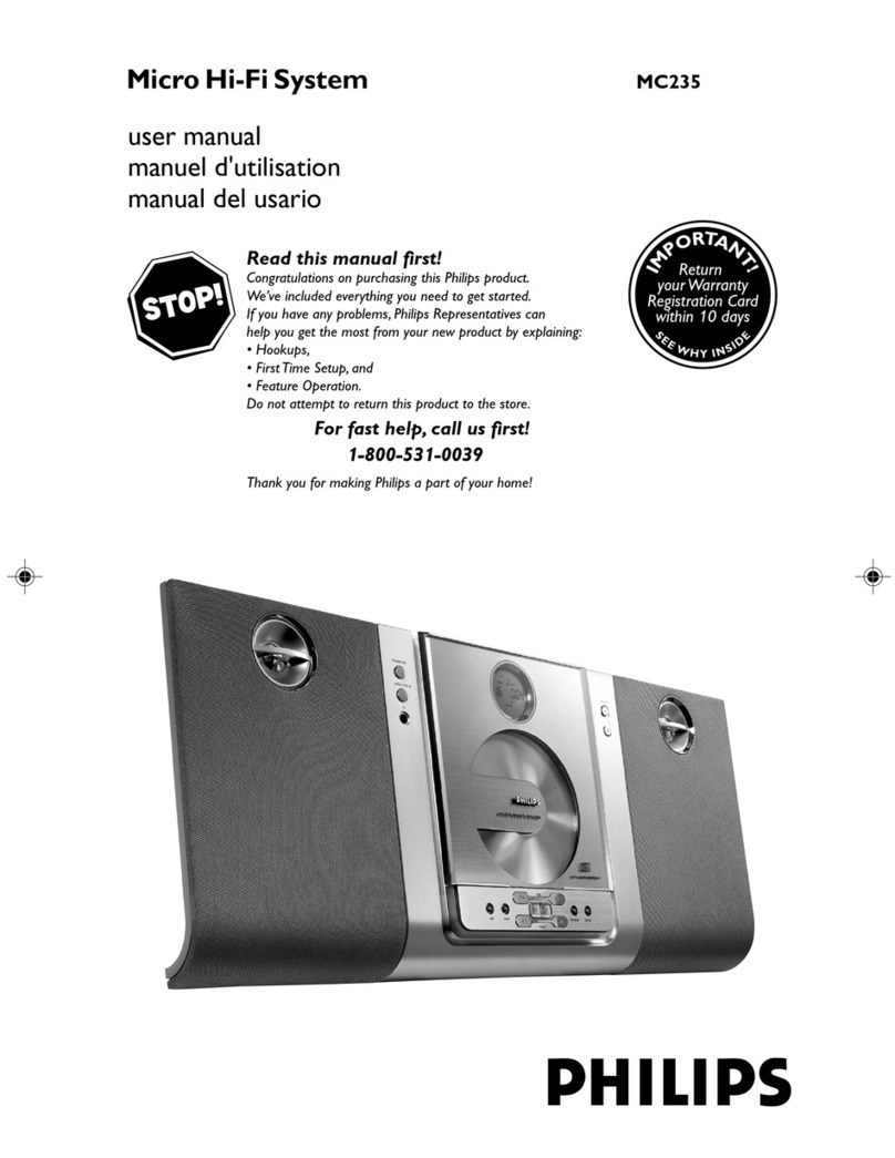 Philips MC235/37B User manual