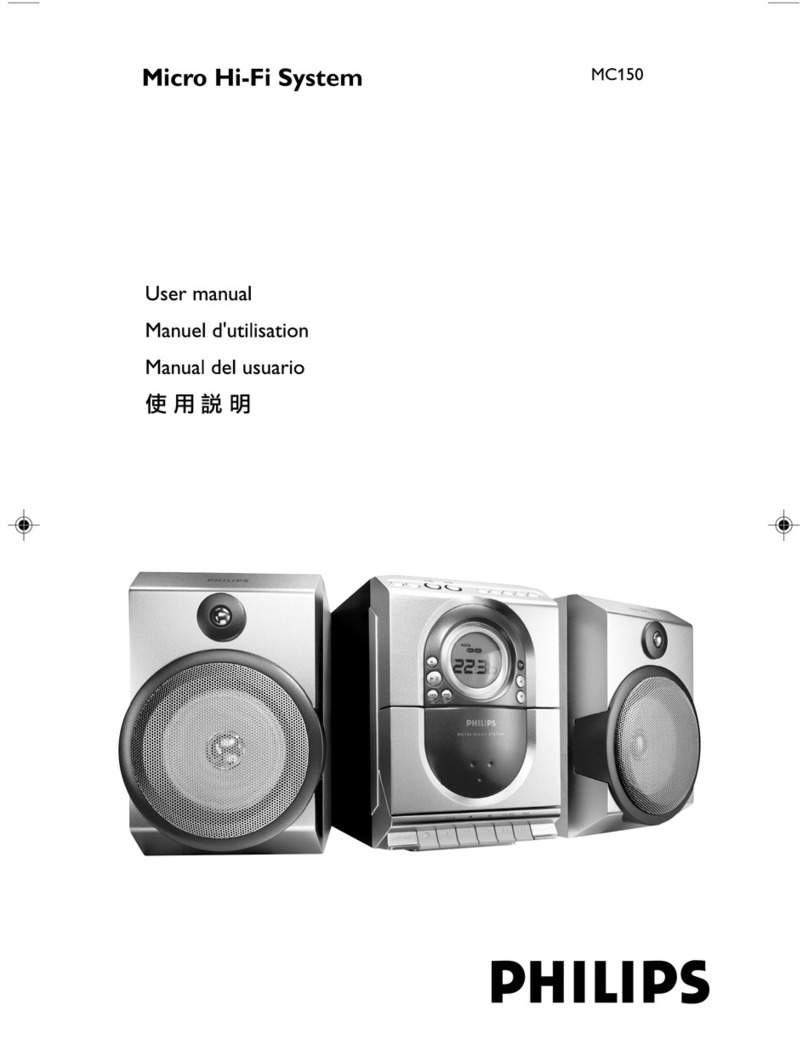 Philips MC150/21 user manual