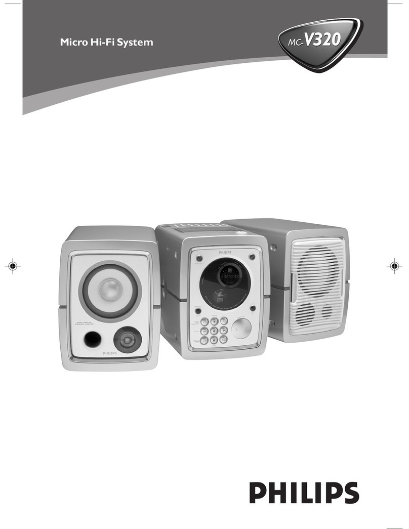 Philips MC-V320 user manual