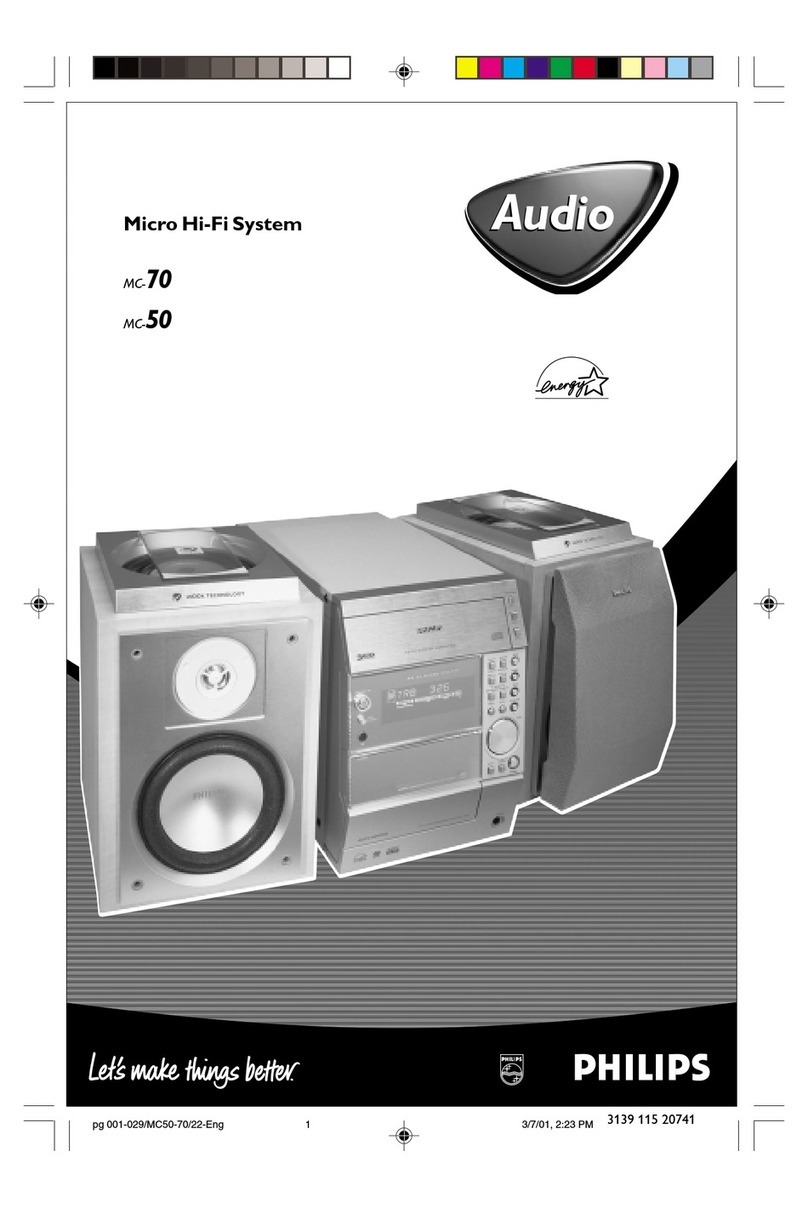Philips MC-70 User manual