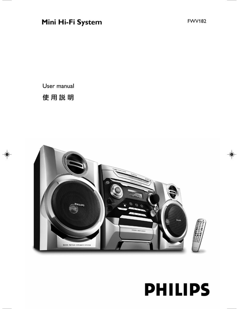Philips FWV182 user manual