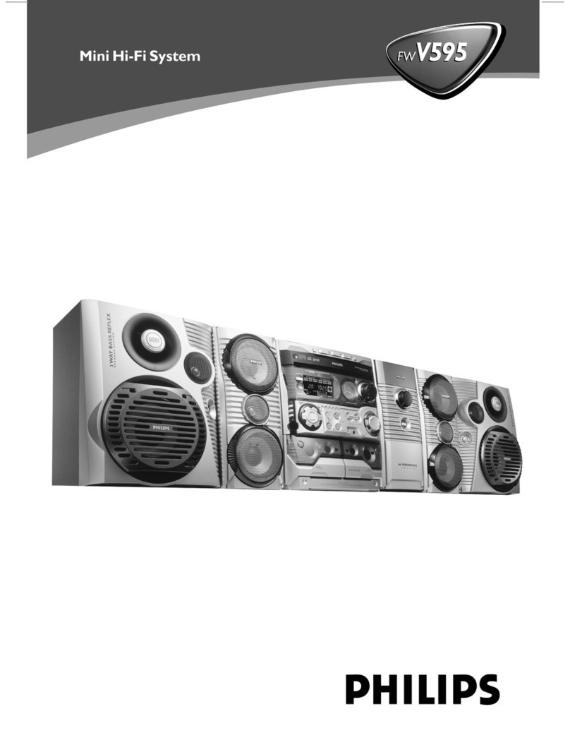 Philips FWV595 user manual