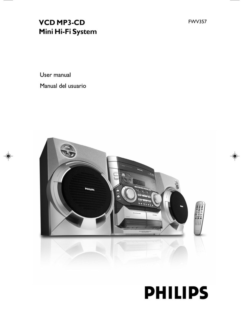 Philips FWV357/55 user manual