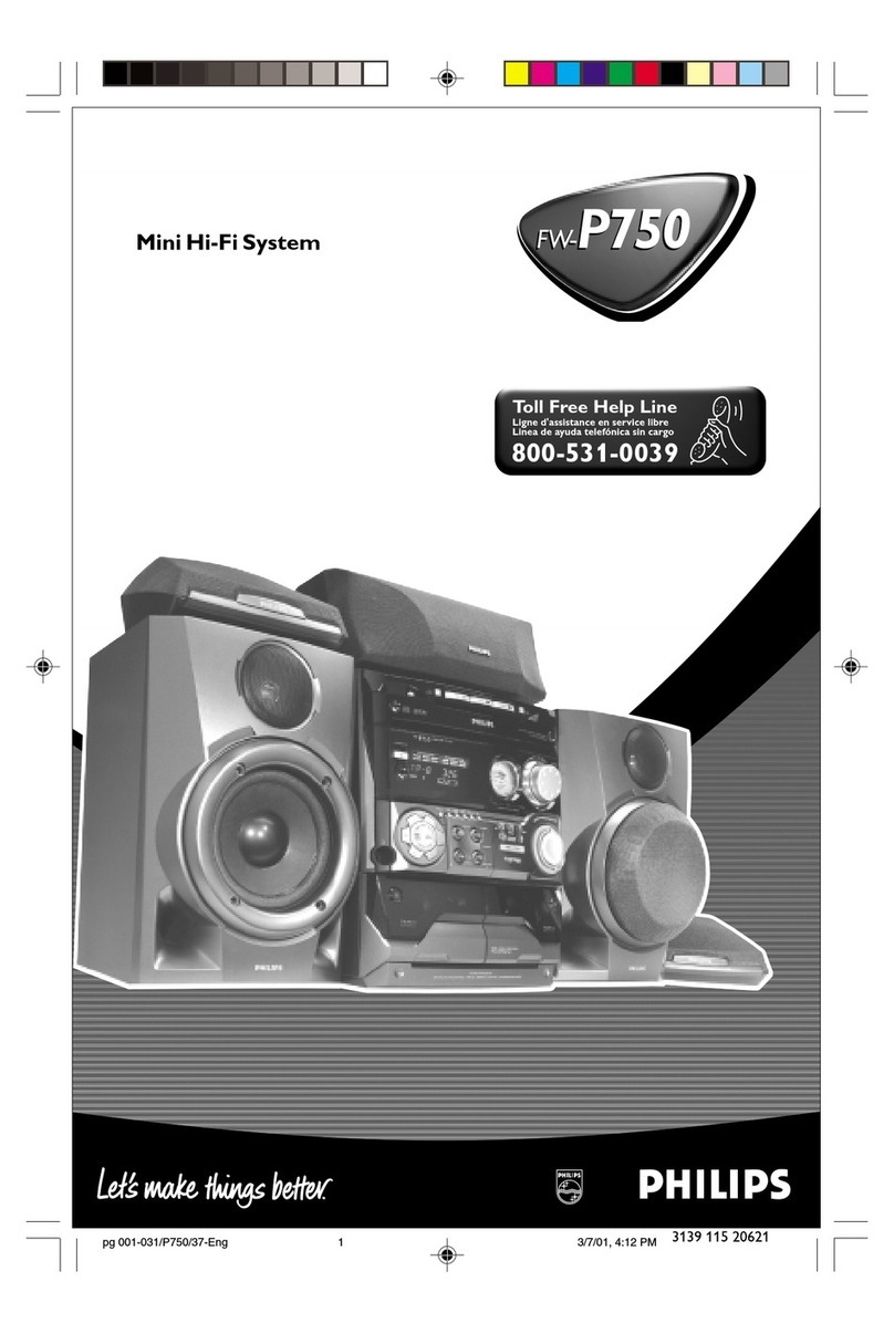 Philips FW-P750 user manual