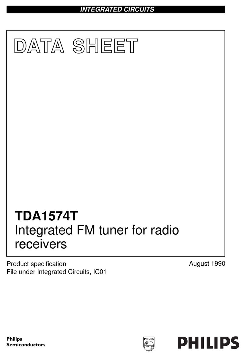 Philips TDA1574T User manual