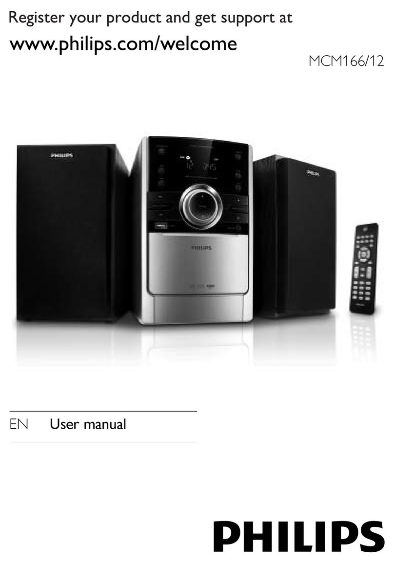 Philips MCM166/12 User manual