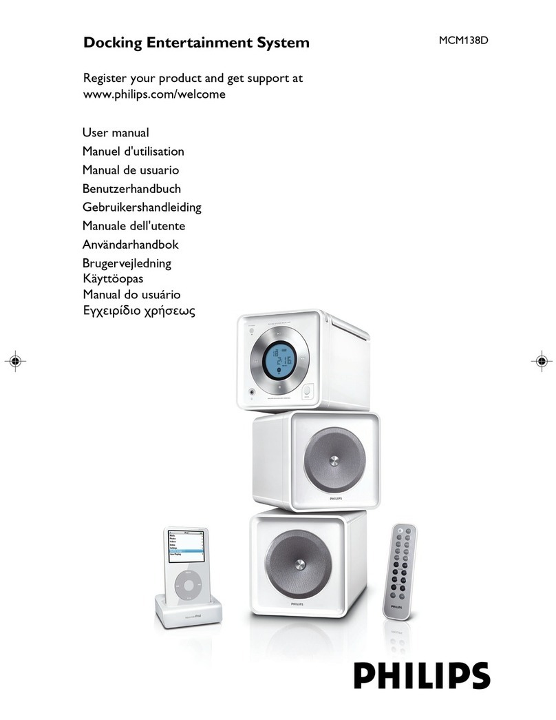 Philips MCM138D user manual