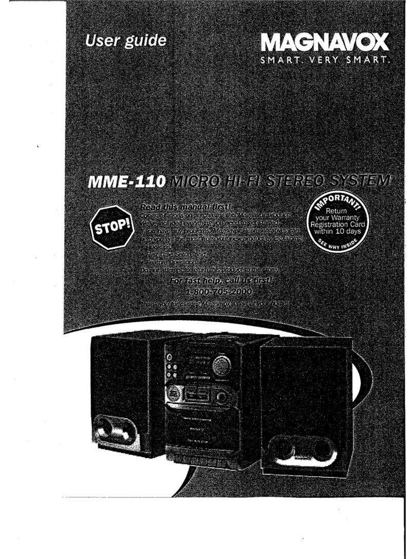Magnavox MME11037 User manual