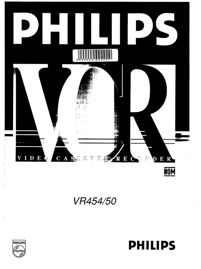 Philips VR454 User manual