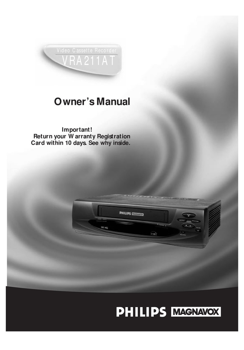 Philips VRA211AT User manual Philips VRA211AT User manual