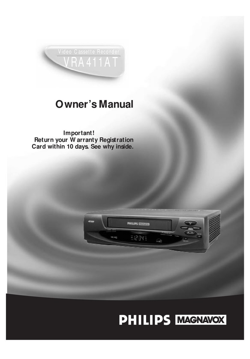 Philips VRA411AT User manual