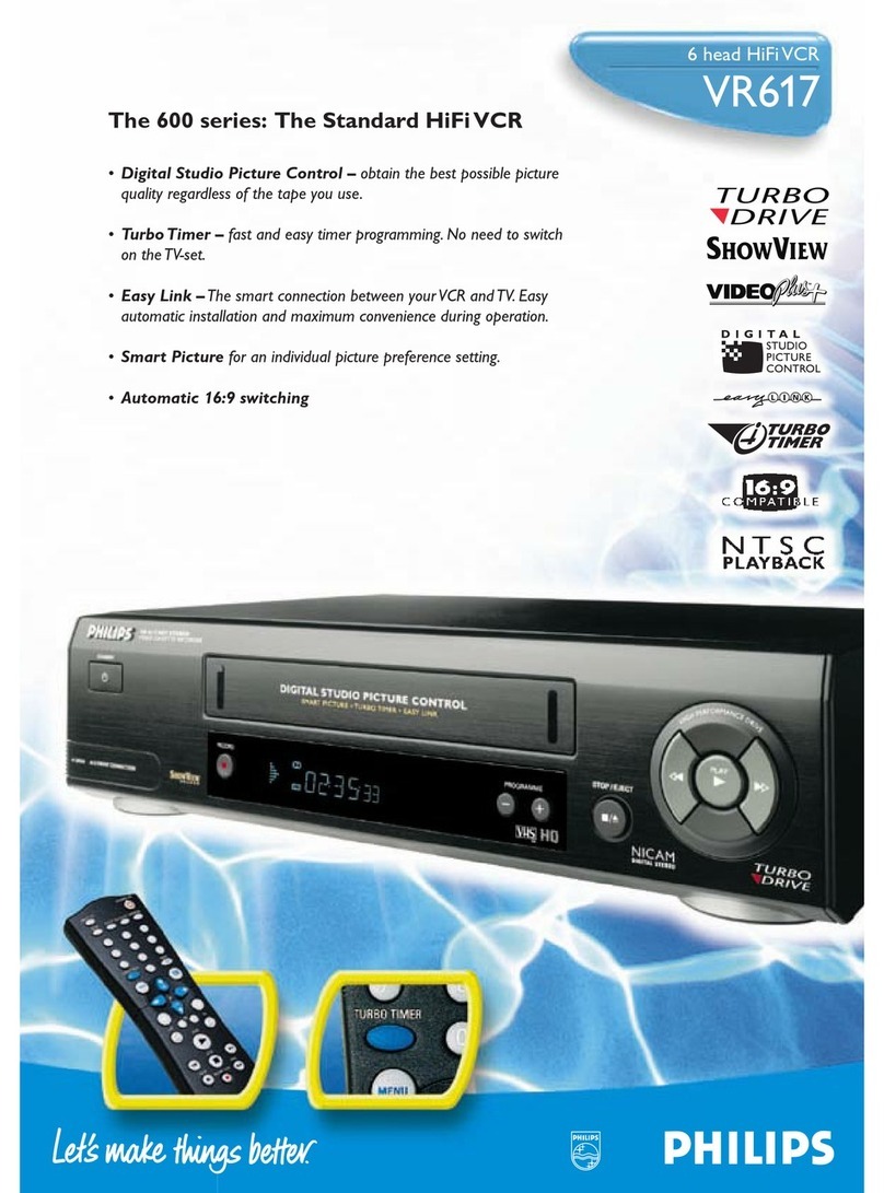 Philips VR617GB User manual