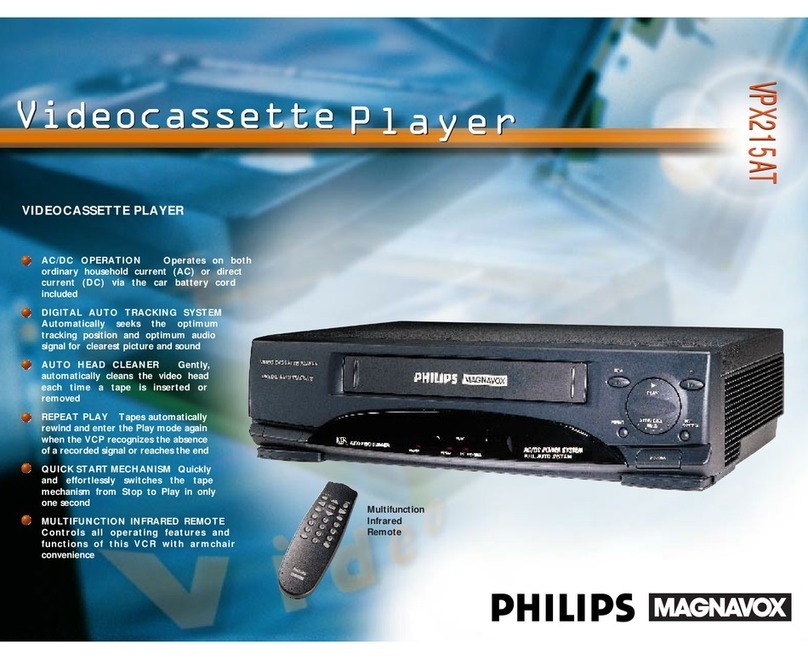 Philips VPZ215AT User manual