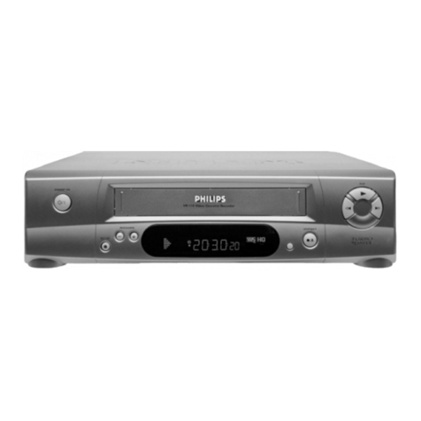 Philips VCR VR 170/07 manual