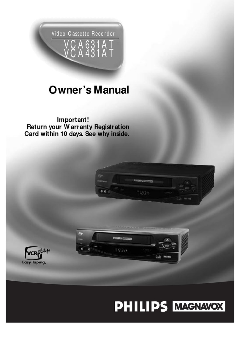 Philips VCA431AT owner's manual