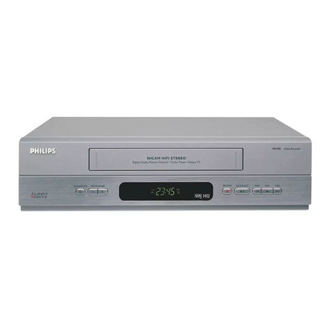 Philips turbo drive VR550 User manual Philips turbo drive VR550 User manual