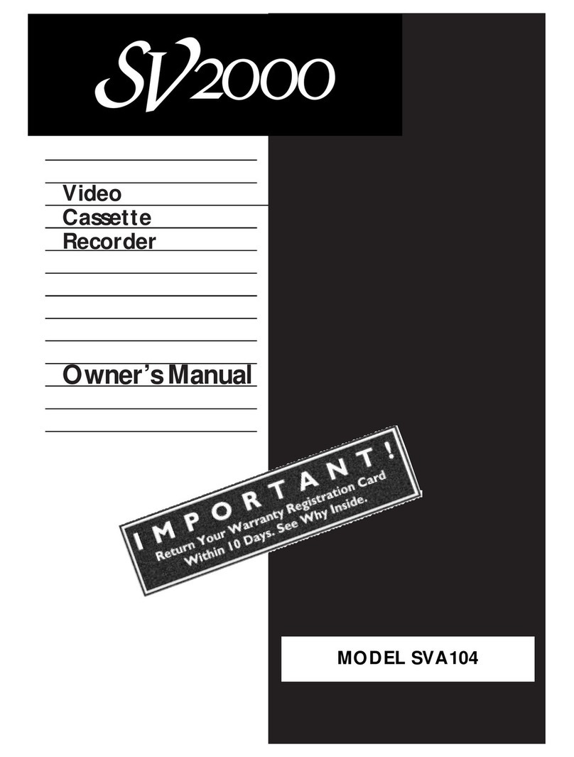 Philips SV2000 SVA104 User manual