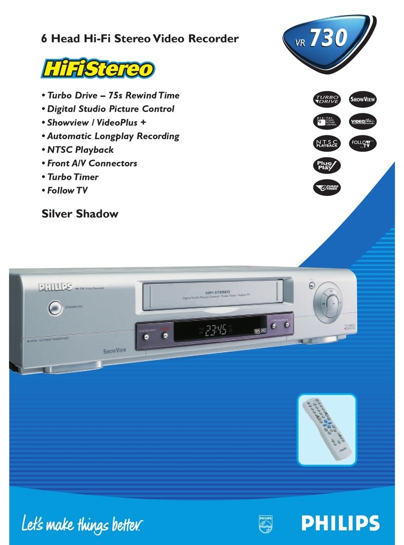 Philips VR730/58 User manual Philips VR730/58 User manual
