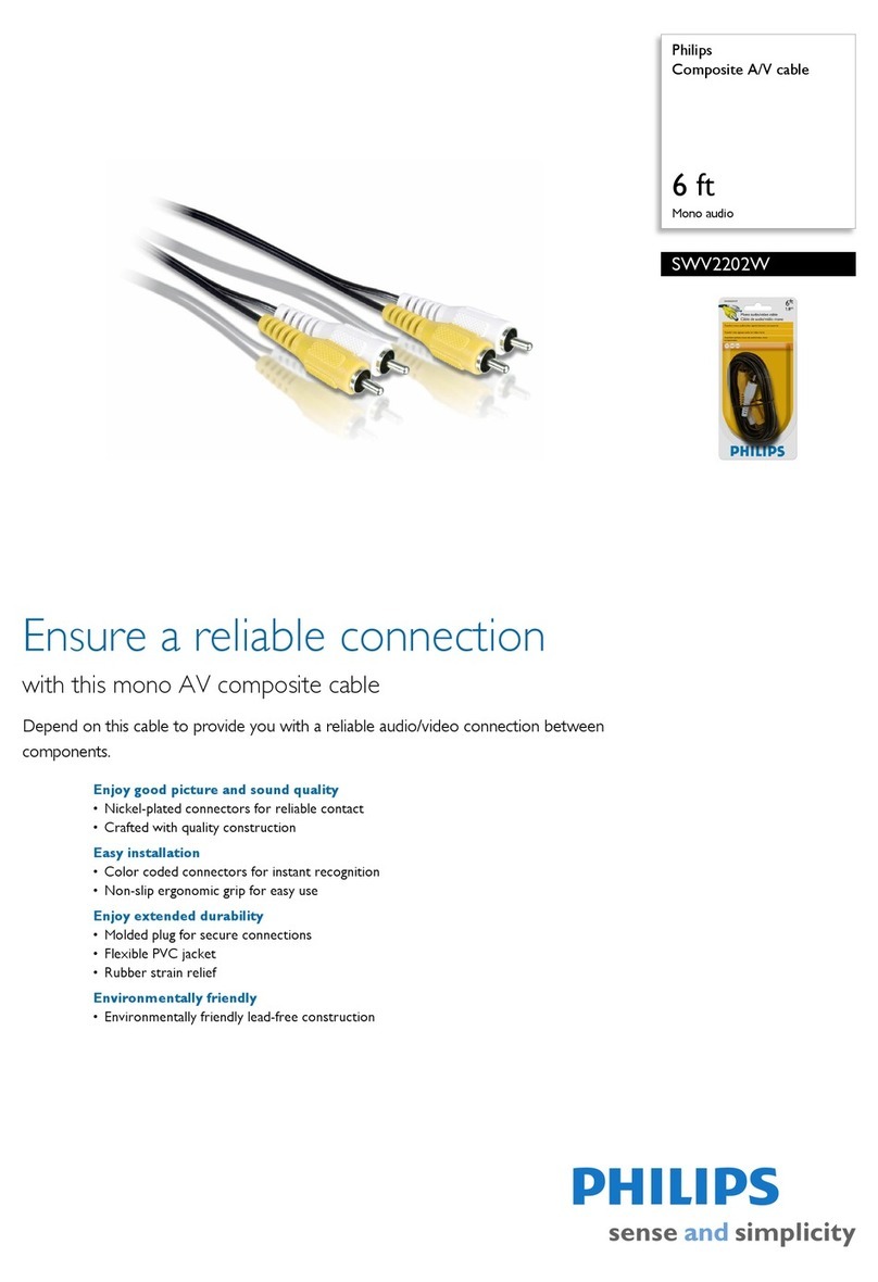 Philips SWV2202W Specification sheet